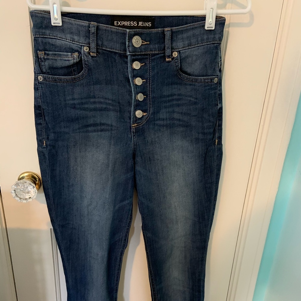 Express High Rise Cropped Jegging